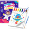 ZMLM Malbuch mit Wasserfarben für Kleinkinder, Malen mit Wassermalbuch Aquarell-Malpapier Kleine Geschenke für kinder Junge Mädchen ab 3 4 5 6 7 8 Jahren Unterwegs Magisches Buch Mitbringsel - Planet