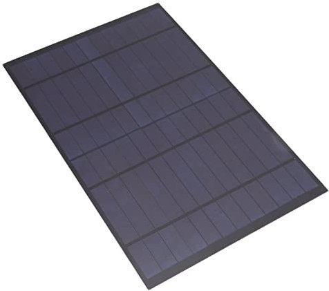 Chargeur de Batterie Solaire Portable 6 V, Panneau Solaire 6 V 10 W, Plaque de Chargeur Solaire 1660 MA en Silicium Polycristallin pour Camping, Randonnée, Inondation et Périmètre