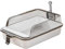 Baoblaze Bac à litière pour Chat bac à litière pour Chat Ouvert Haut PP Chat bac à Sable Bassin de Sable Chaton Pot Toilette Chat litière pour Lapin Chien, Blanc