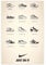 Nike Wandposter Just Do It All Kinds of Shoes, Wandkunst-Deco-Poster, Leinwand-Poster, Schlafzimmer-Dekor, Sportlandschaft, Büro, Raumdekoration, Geschenk, ungerahmt, 50 x 75 cm