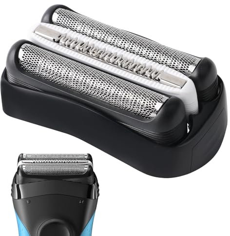 32B Scherkopf Serie 3, Elektrischer S3 Rasierkopf Kompatibel Mit Series 3, S3 Scherkopf Ersatzscherteil Ersatzklingen Folienkopf Zubehör für Series 3 3000s 3010s 3040s 3050cc 3070cc 3080s 3090cc