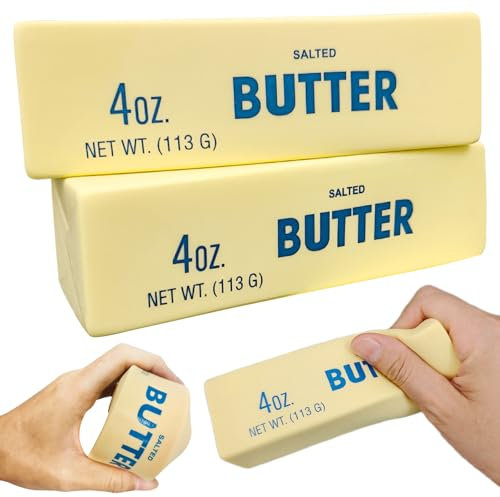 MILIAFLICK 2 Stück Squishy Butter Spielzeug Squeeze, Fufu Squishy, Taba Squishy, Stressabbau Spielzeug, Antistress Spielzeug, Squishy Squeeze Spielzeug für Erwachsene und Kinder