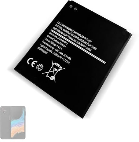 Battery for Samsung Galaxy Xcover 6 Pro (G736B) Smartphone, Replacement Battery for Samsung Battery EB-BG736BBE, GH43-05117A, SM-G736B, SM-G736B/DS, SM-G736U, SM-G736U1, Lithium Ion