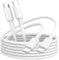 2 PAck Type-C To Type-C Cable For Samsung Galaxy M13 Original USB Data & Charging Cable PD Dash WRAP Fast Charging 60W High Speed Rapid Fast Turbo QC 3.0 Charging Cable (B2-WHITE)