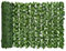 AURACASA Rotolo di Siepe Artificiale Decorativa Espandibile, 100 x 300cm + OMAGGIO 50pz. fascette 2.5x200mm (FOGLIE DI EDERA, 1x3mt)