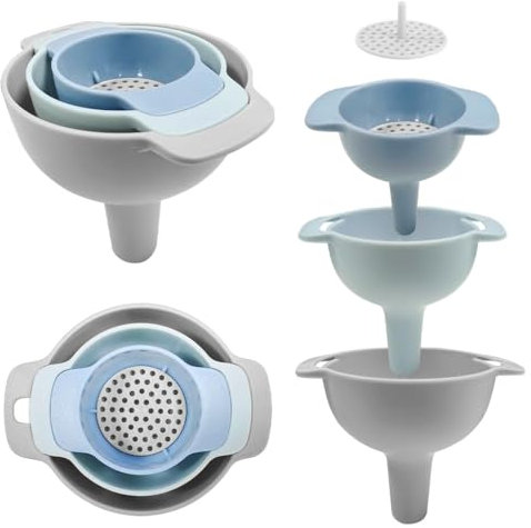 Trichter Küche,4 in 1 Trichter,Trichter Klein,Mini Trichter,Trichter Set,Einfülltrichter,Funnel,Kleiner Trichter,Öltrichter,Trichterset,Küchentrichter,Kleine Trichter,Trichter Mini,Trichter Set Küche
