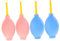 VICASKY 4 Stück Wimperntrockner Duo-wimpernkleber Zubehör Für Wimpernverlängerung Luftpuffer Wimpernkleber-eyeliner-stift Wimpern Kleben Wasserfester Wimpernkleber Nylon