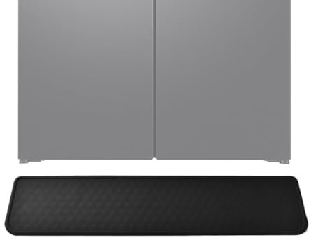 Refrigerator Mattes - Silicone Mat Drain Protection & Outlet | Waterproof Washable Mat Protector for Kitchen Closet, Worktop Under Dryer