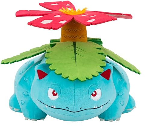 Pokémon PKW5188-30 cm Plüsch, Bisaflor, offizielles Plüsch