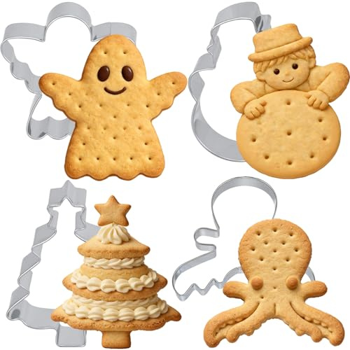 Plätzchen ausstecher Set, keksausstecher, ausstechformen，gadgets zum keksbacken für Backen, Kuchen, Fondant und Cookies - Herzensüberraschung für Backliebhaber (MM)