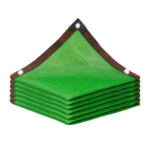 Rete ombreggiante verde, leggera e traspirante, con occhielli, per giardino, pergola, piante, garage coperto, piscina e patio (4 x 6 m), protezione UV