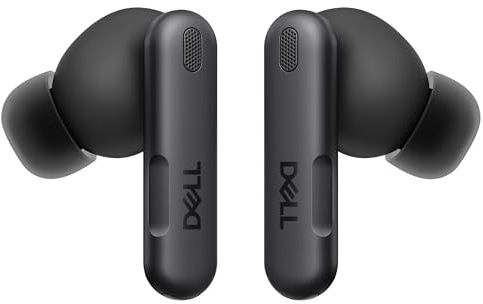 Dell Pro Plus Earbuds EB525 Wireless Bluetooth 5.3 Earbuds with AI Microphone, Adaptive ANC, Touch Controls, Multipoint, IP54, Fast Charging, USB-C Case – Black