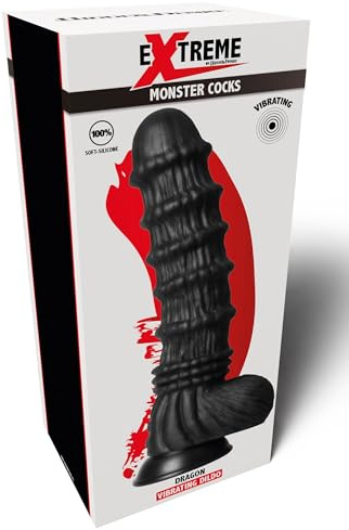 Hidden Desire Dragon Monster Dildo mit Vibration – 27 cm Fantasy Silikon Dildo mit Saugnapf, 9 Vibrationsmodi, Wiederaufladbar, IPX7 Wasserdicht, Großes Erwachsenen Spielzeug