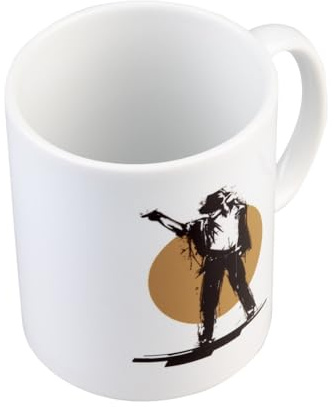Grupo Erik Michael Jackson Tazza 350 ml | Tazza Colazione Ceramica | Adatte Lavastoviglie e Microonde, Colori Vivaci, Stampa di Alta Qualità, Tazzine Caffè Particolari, Regali Divertenti Musica