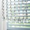 5PCS Clear Crystal Suncatcher Chandelier Prisms,Crystal Sun Catcher Hanging,Glass Beads Chian Chandelier Replacement Prism for Wedding Christmas Party (teardrop-shaped)
