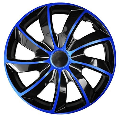 Radzierblende Quad schwarz/blau 13 Zoll 4er Set
