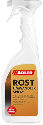 Rostumwandler Spray, 500 ml, zum Entrosten von Eisen und Stahl, stoppt Korrosion, neutralisiert Rost, gebrauchsfertig