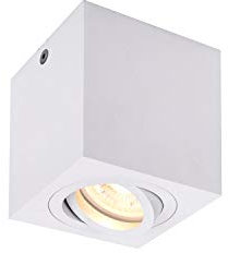 SLV TRILEDO Single, Indoor Deckenaufbauleuchte, QPAR51, weiß, max 10W
