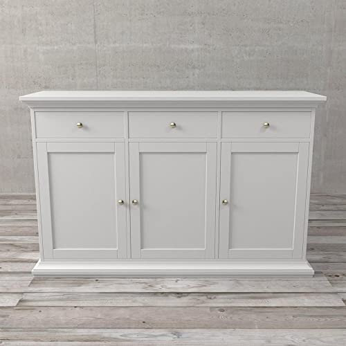 Froschkönig24 Paris Sideboard Kommode Anrichte Weiß