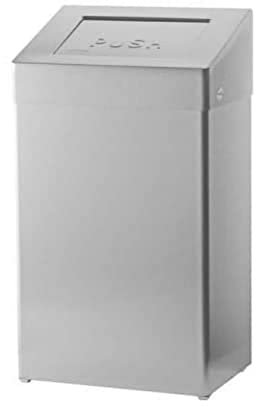 ALLCARE 2301043 AFP-C SanTRAL ABU 50 E Edelstahl Abfallbehälter Geschlossen, 50L