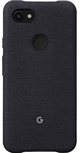Google Coque Pixel pour Pixel 3a XL – Coque de Protection en Tissu sur Mesure et Compatible avec Active Edge – Coque Officielle Pixel – Carbone