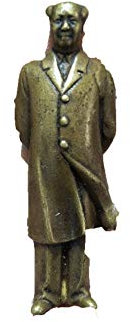 Liangliang988 Bronzestatue aus reinem Kupferguss, großer Mann wie der Vorstandsvorsitzende Maos ganzer Körper, wie eine Bronzestatue von Mao Zedong Ornaments