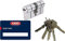 Abus D6PS Türzylinder - Profilzylinder mit Code Card + 5 Schlüssel (35 x 45)