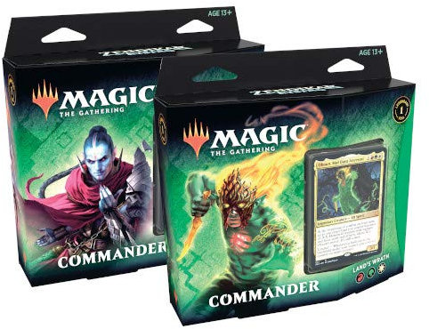 Magic The Gathering MTG-ZNR-CD-ENP Zendikar Rising Commander - Juego de 2 mazos