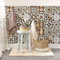 RE-COVERTILES - Fliesenaufkleber Badezimmer und Küche 24 Stck 10x10 cm - PS00210 PVC-Wanddekoration Wasserdicht Fliesen Mosaik Stil Azulejos-Zementfliesen
