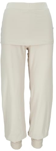 GURU SHOP Yoga-Hose mit Minirock in Bio-Qualität, Damen, Stretch | Baumwolle, elastischer Schnitt, femininer Look, ideal für Yoga und Freizeit, angenehmes Tragegefühl