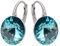 Rivoli Ohrringe Österreichische Zirkonia 925 Silber - Schmuck für Frauen und Mädchen - Hängeohrringe Ideal für Geschenke für Frauen (Turquoise)