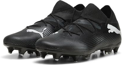 Puma Men Future 7 Match Mxsg Soccer Shoes, Puma Black-Puma White, 40.5 EU