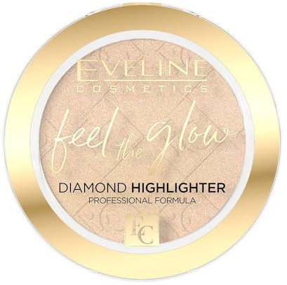 Eveline Cosmetics Feel The Bronze - Weiches Kontur- und Bräunungspuder mit Schokoladenduft, Dual Shades für alle Hauttypen