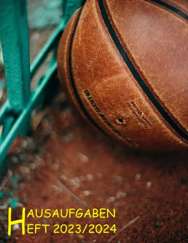 Hausaufgabenheft 2023/2024 Basketball: Wochenplaner & kalender von August 2023 bis Juli 2024, Schulplaner und Wochenplaner Mit Raum Für Notizen, Grundschule, Mittelschule, Gymnasium, Universität.