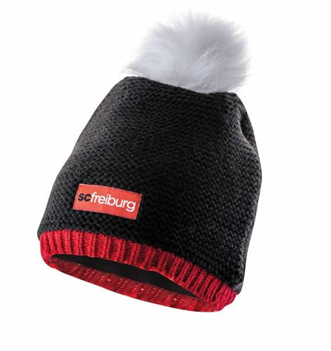 SC Freiburg Beanie Schwarz Mütze Hut Chapeau Sombrero Wintermütze