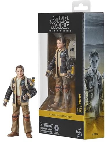 Star Wars Hasbro, The Black Series, Fern, action figure ispirata alla serie Skeleton Crew, da 15 cm