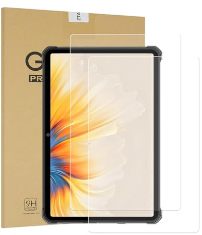 Schutzfolie aus Hartglas für Hotwav R7 Rugged (25,7 cm 10.1 Zoll), 2 Stück | 9H Härte Schutz,Blasenfreie Installation Oleophobe Beschichtung,Ultradünn Touch-Optimierung, Hotwav R8, ZTAOOPOU