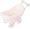 TOYANDONA 2st Party Geflochtene Körbe Hochzeit Blumenkorbdekoration Schlüsselschalen Auto Stubenwagen Scheffel Brautblumenkorb Snackbehälter Blumenarrangementkorb Panier Mini Pp Rosa