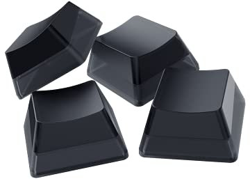 Razer Phantom Tastenkappen-Set - Hintergrundbeleuchtungskompatibel Tasten für Razer Tastaturen (für Switches mit kreuzförmiger Achse, ABS-Material, 128 Keycaps) DE-Tasten | Schwarz