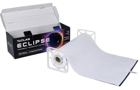 Eclipse Tattoo-Schablonenpapier – 2,5 m Rolle – dickes, langlebiges violettes Carbon für glatte Schablonenübertragungen