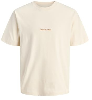 JACK & JONES Jornorrebro Emb Tee Ss Crew Neck Pls - Plus Size
