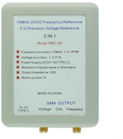 HpLive LM399 Spannungsreferenz-Tool Konstanttemperatur-Referenzquelle für Multimeter mit 6,95V und 10V Ausgängen, USB-C-Anschluss