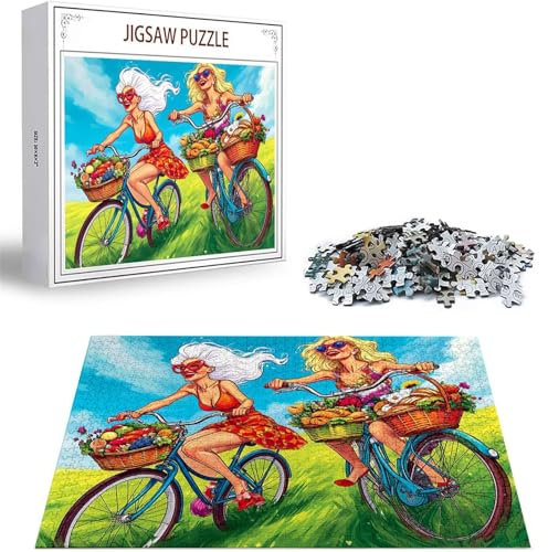 Puzzle 100 Teile Farbe Puzzle Erwachsene, DIY Groß Puzzelmatten, Holzpuzzle für Erwachsene und Kinder ab 12 Jahren Wooden Jigsaw Frau Geschicklichkeitsspiel für Die Ganze Familie, Geschenke D-25