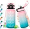 Gourde Sport 500ml, Bouteille d'eau avec Paille, Gourde Réutilisable, Bouteille sans BPA, Étanche, Gourde Enfant pour l'école, Bureau, Sport, Yoga, Fitness, Randonnée et Activités en Plein Air