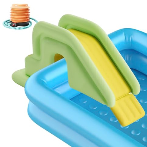 Toboggan Aquatique Gonflable pour | Glissades Anti-Bascule pour Parc Aquatique Extérieur Ludique | Toboggans Gonflables pour Sol Et Piscines Enterrées