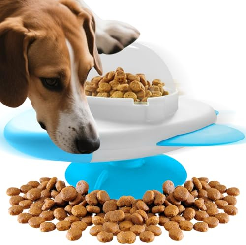 Krmoau Dog Puzzle Food Game, Dog Treat Dispenser Toy | Mental Promotion and Entertainment Snack Dispenser for Indoor and Outdoor Training