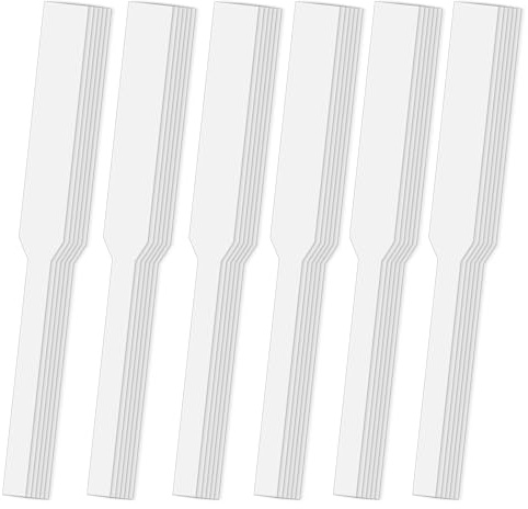 YBEATY 600 Stück Einweg Parfüm Tester Streifen Dufttester Papier Parfüm Teststreifen Rechteckiges Aromatherapie Duft Tester Papier Duftriechstreifen Ätherische Öle Teststreifen Streifen