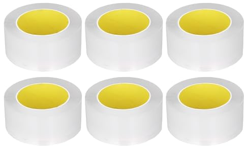 Baxnore Doppelseitiges Klebeband, strapazierfähig, transparenter Montagekleber, stark klebendes Klebeband zum Aufhängen von Bildern, für Wanddekorationen, Poster, Bastelarbeiten, A