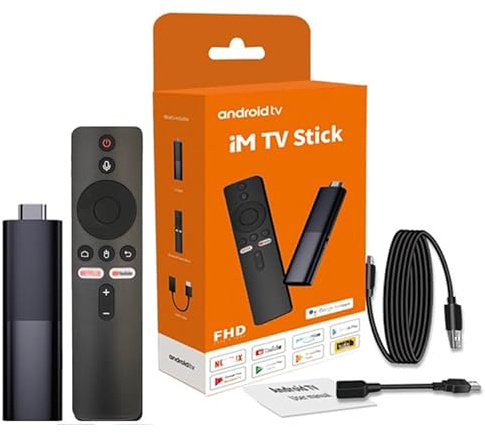 Android iM TV Stick HDR ATV 4K with Googl. Assistant Voice Remote Control, Fire stick 4k Max streaming device Wi Fi support(Newest Gen)