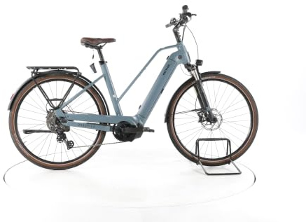 KETTLER E Bike Quadriga CX10 LG Trekking E-Bike Damen 28 Zoll Elektrofahrrad, Bosch 85 Nm 750 Wh, 10 Gänge, Hydraulische Scheibenbremse 170-180 cm blau (Generalüberholt)